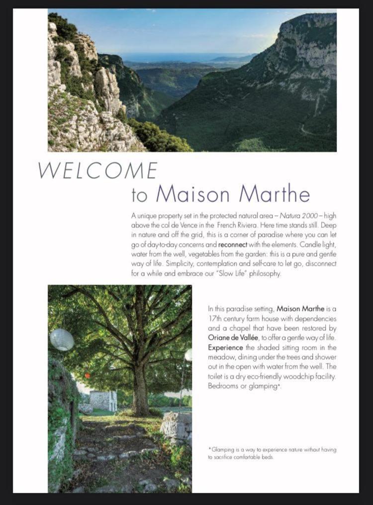 Maison Marthe - Maison Nomade Chic Coursegoules 외부 사진